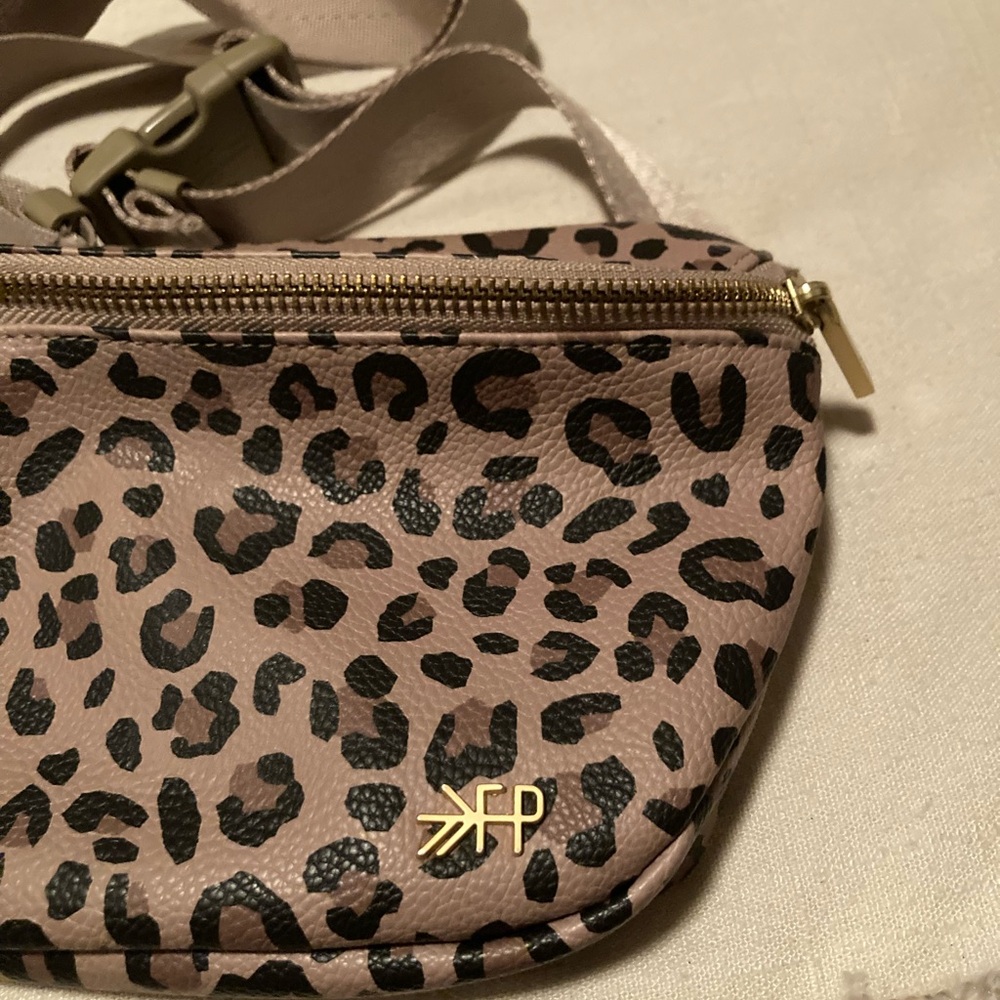 Freshly Picked Leopard Print Crossbody Bag - Taupe